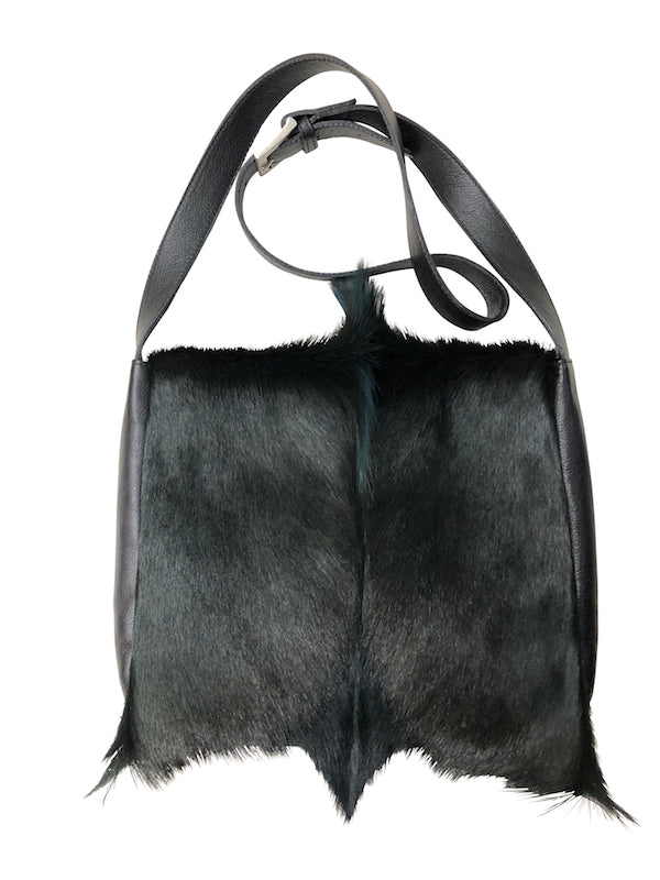 mù_ POSTMAN BAG BLACK The Postman Bag - Locally Handcrafted in