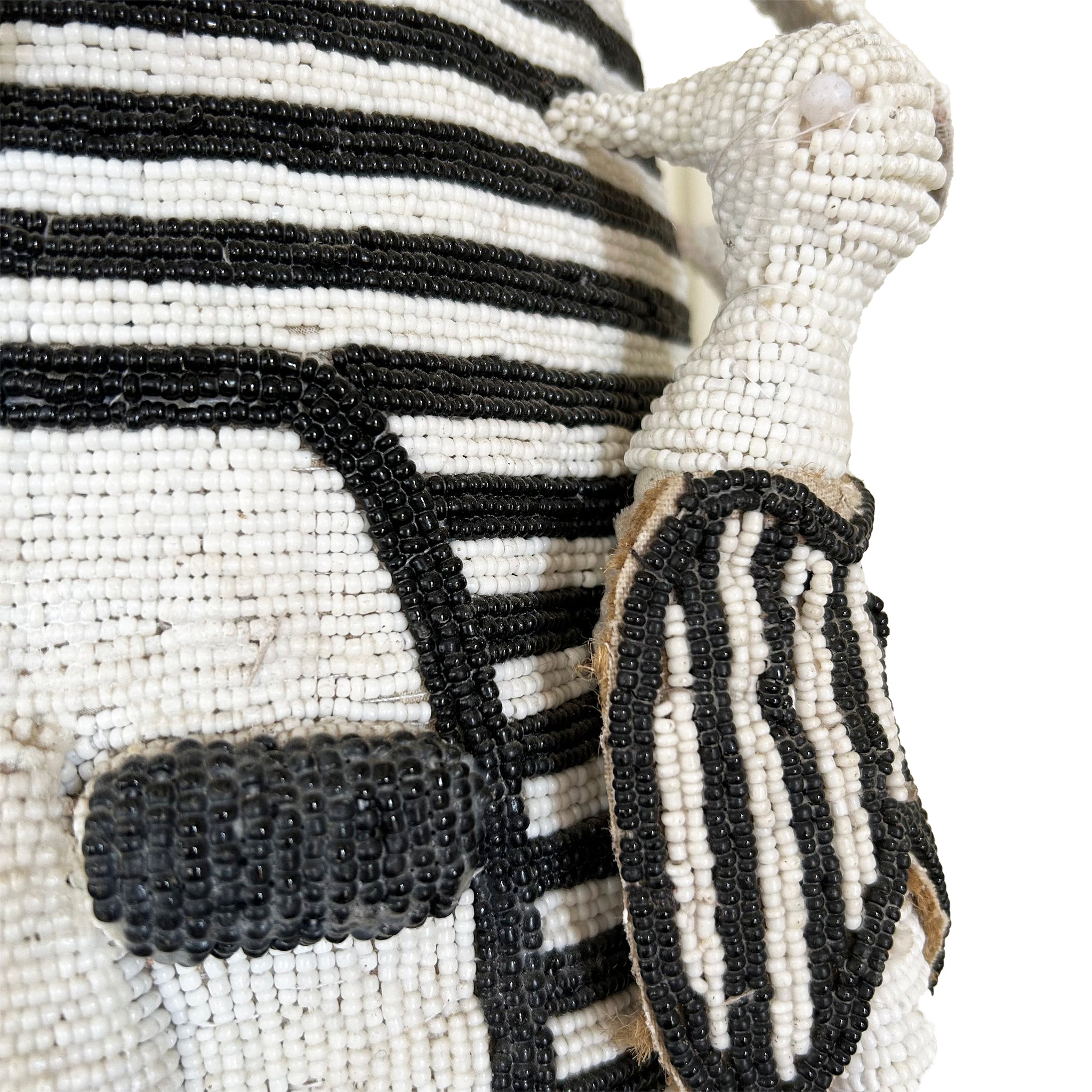 工芸品 Yoruba Beaded Crown ~ Monochrome 1980's Yoruba Beaded Crown ~ Monochrome – Craft Enterprises